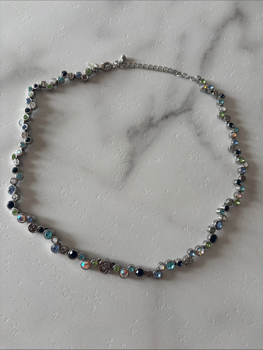 Lia Sophia - Multicolor Crystal Bead Choker Necklace - Women's Costume Jewelry